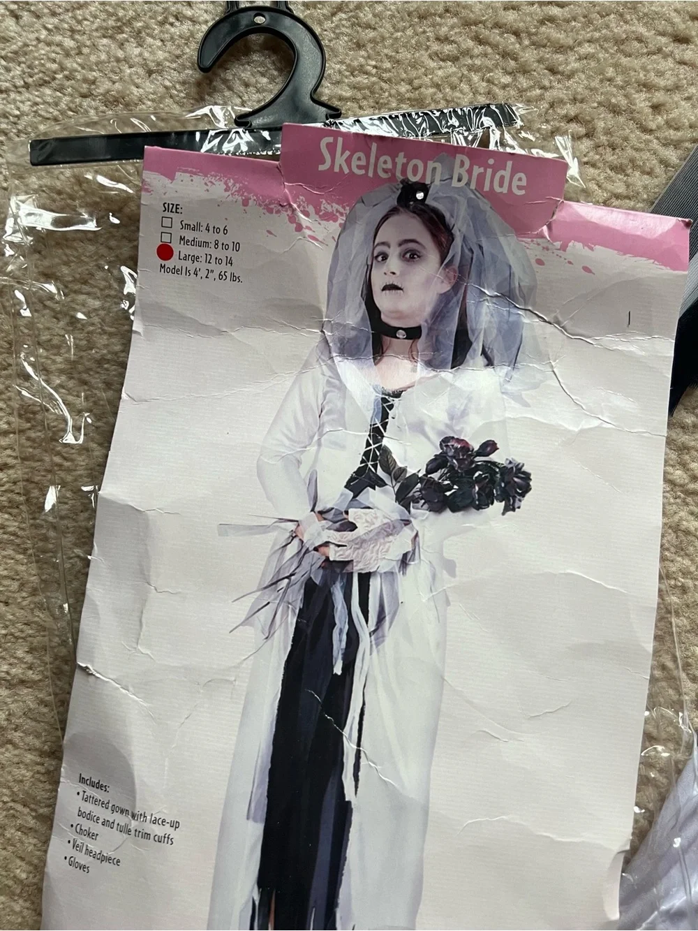 Skeleton Bride Child Costume